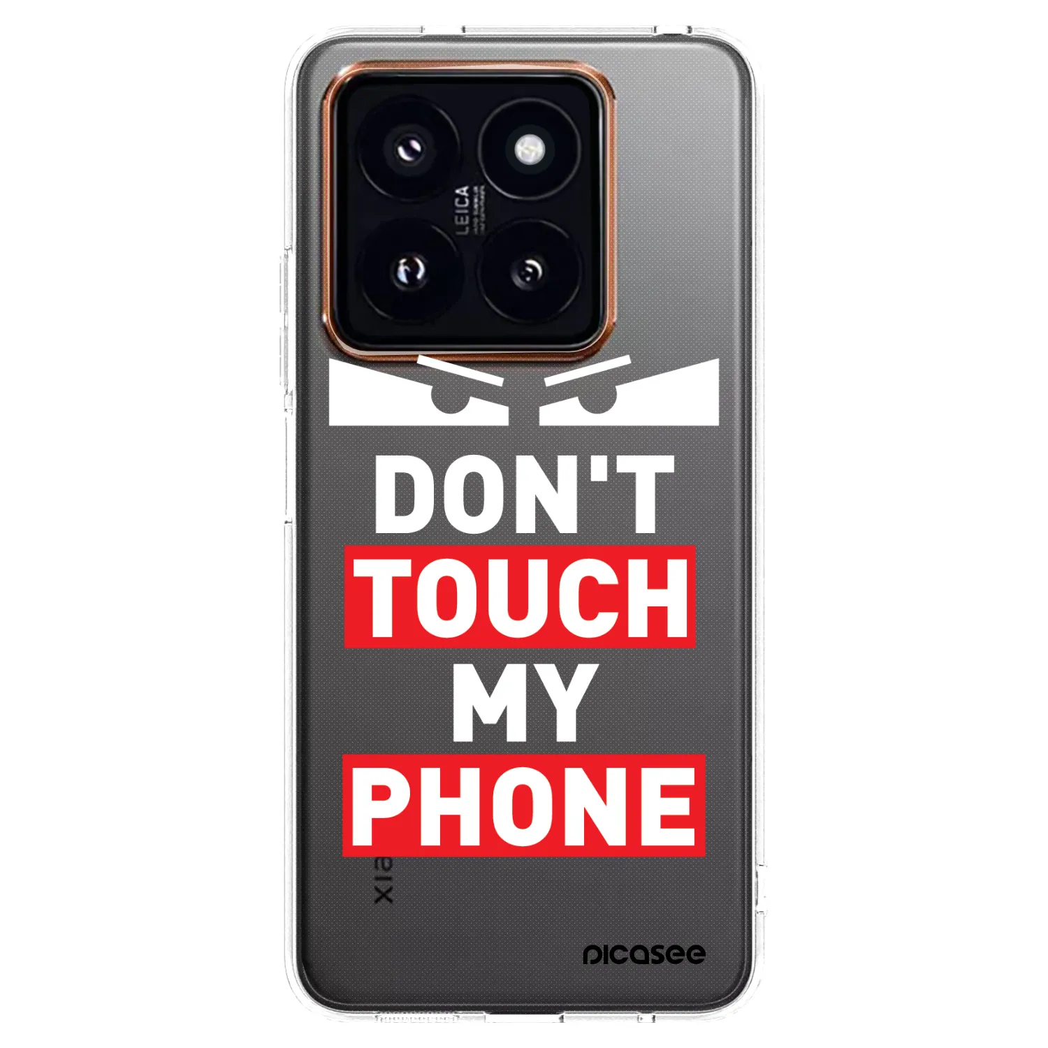 Silikónový prehľadný obal pre Xiaomi 14 Pro - Shadow Eye - Transparent