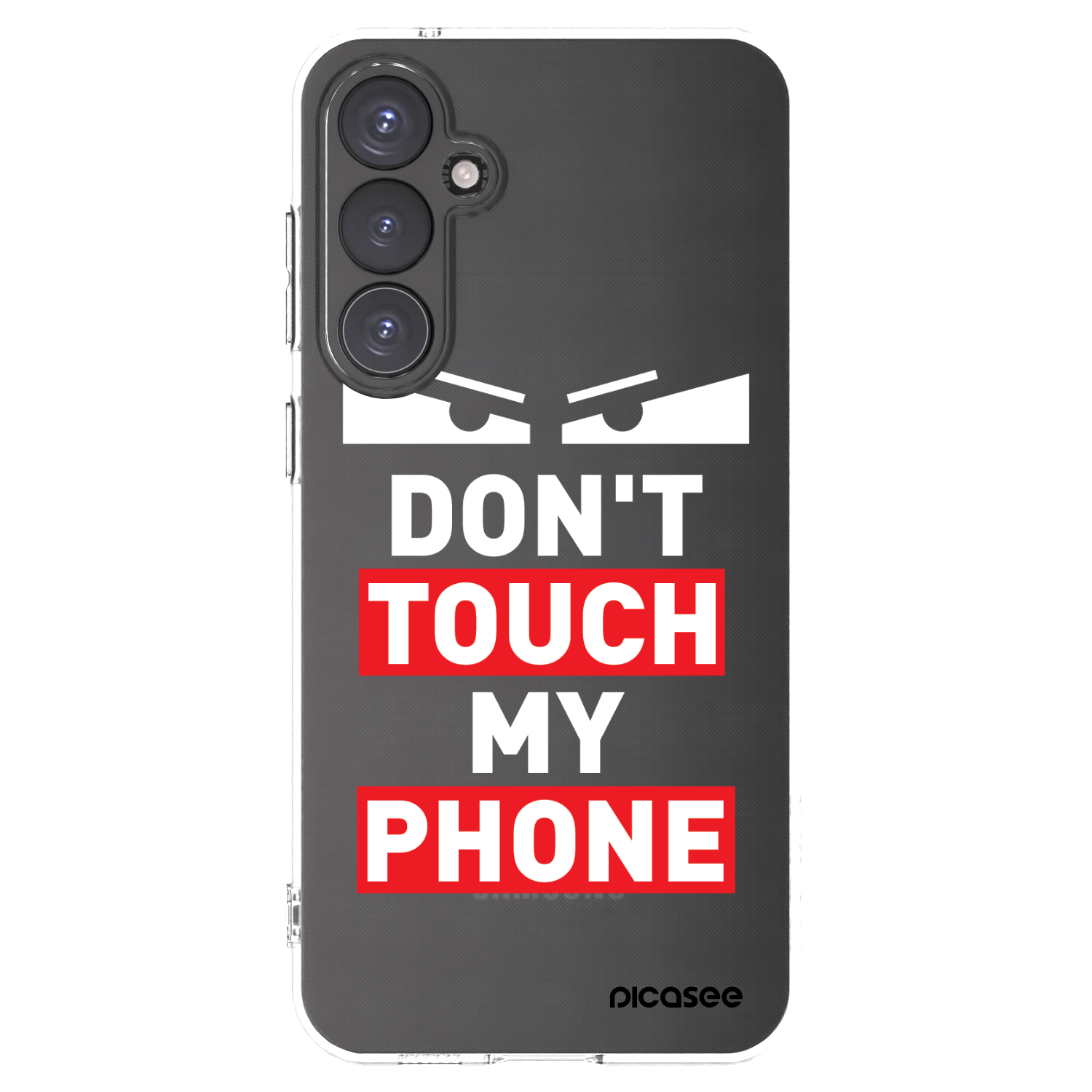 Picasee silikónový prehľadný obal pre Samsung Galaxy S23 FE S711B - Shadow Eye - Transparent