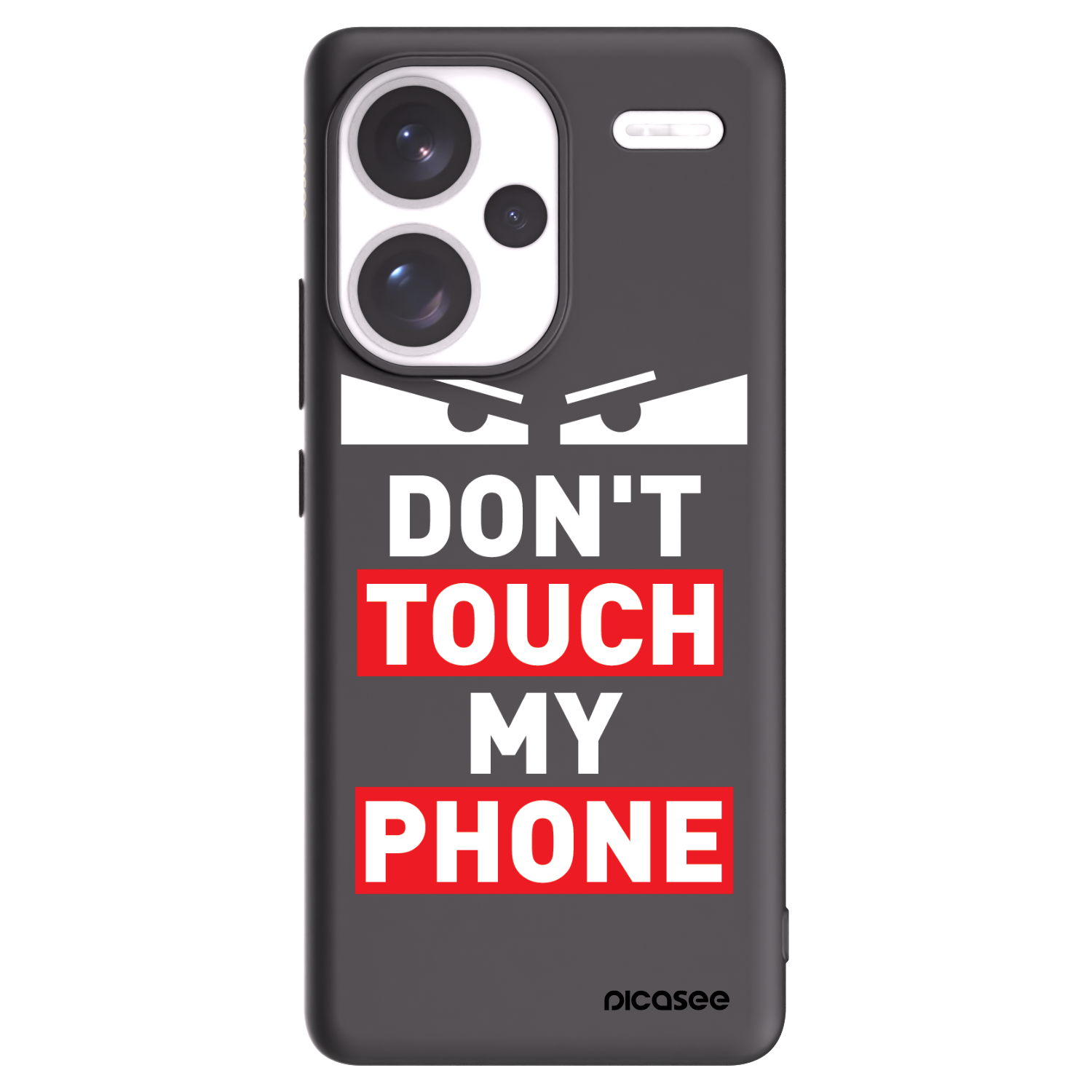 Picasee silikónový čierny obal pre Xiaomi Redmi Note 13 Pro+ 5G - Shadow Eye - Transparent