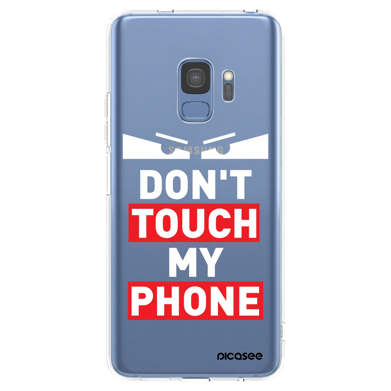 Picasee silikónový prehľadný obal pre Samsung Galaxy S9 G960F - Shadow Eye - Transparent