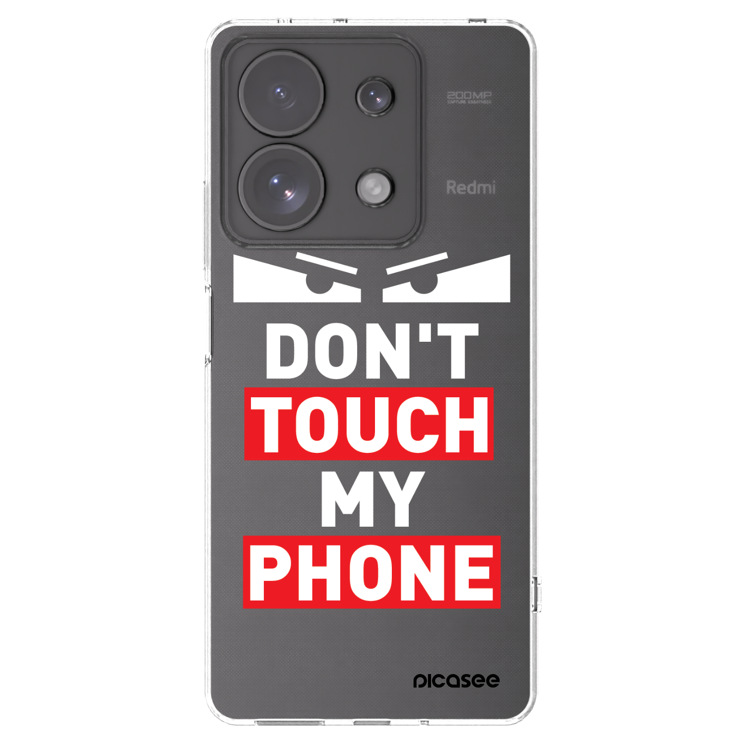 Silikónový prehľadný obal pre Xiaomi Redmi Note 13 Pro 4G - Shadow Eye - Transparent