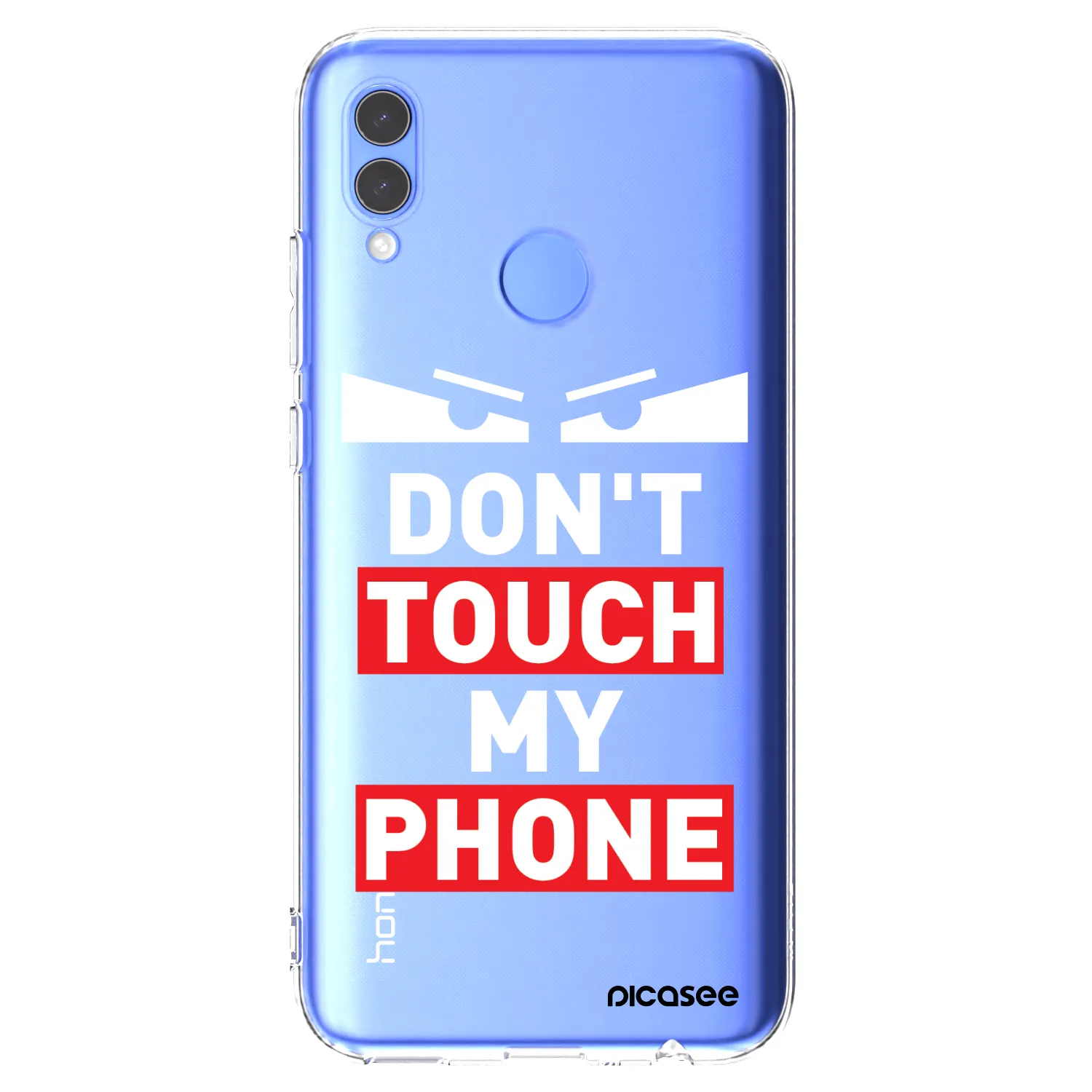 Picasee silikónový prehľadný obal pre Huawei P Smart 2019 - Shadow Eye - Transparent