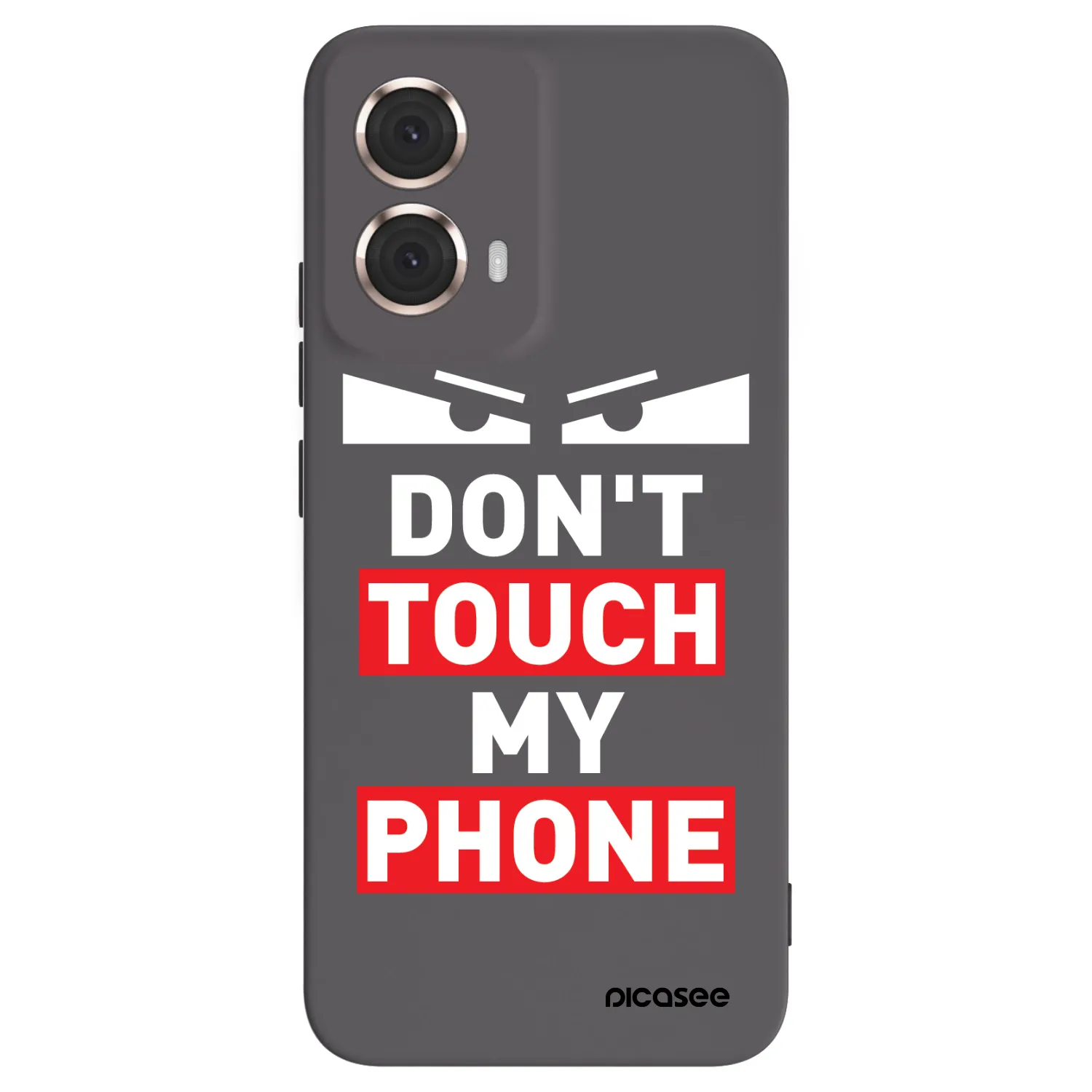 Silikónový čierny obal pre Motorola Moto G85 - Shadow Eye - Transparent