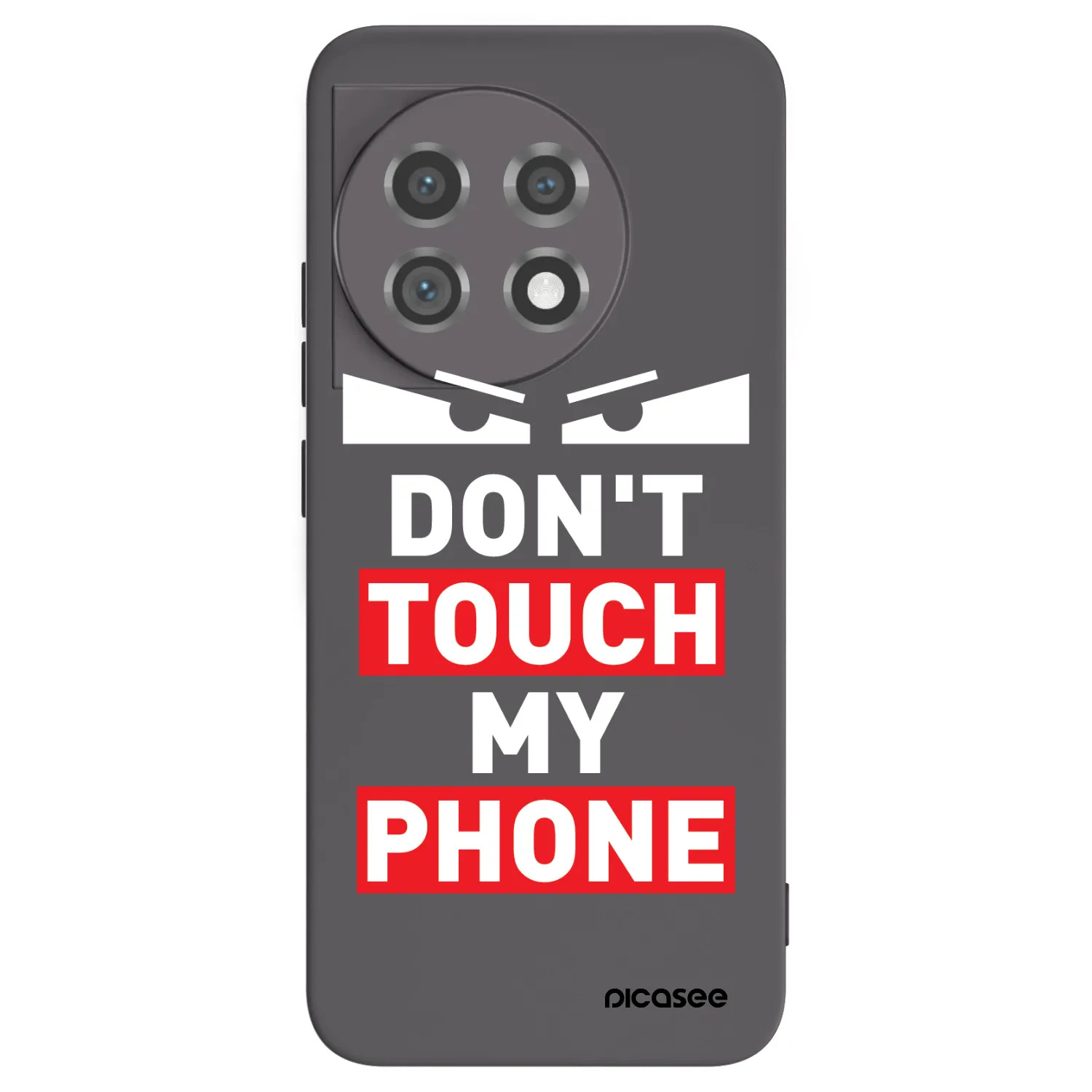 Picasee silikónový čierny obal pre OnePlus 11 5G - Shadow Eye - Transparent