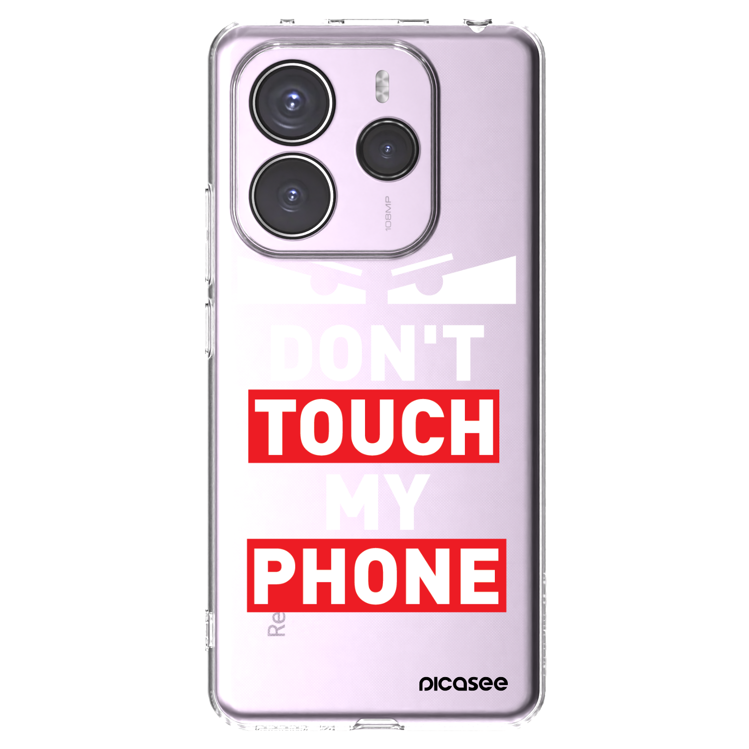 Silikónový prehľadný obal pre Xiaomi Redmi Note 14 5G - Shadow Eye - Transparent