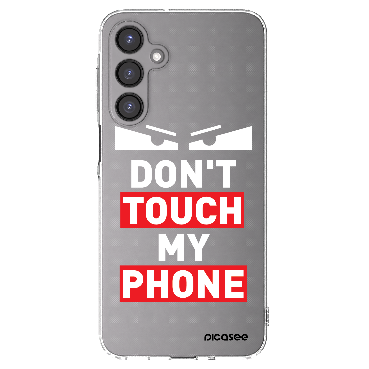 Picasee silikónový prehľadný obal pre Samsung Galaxy A16 5G - Shadow Eye - Transparent