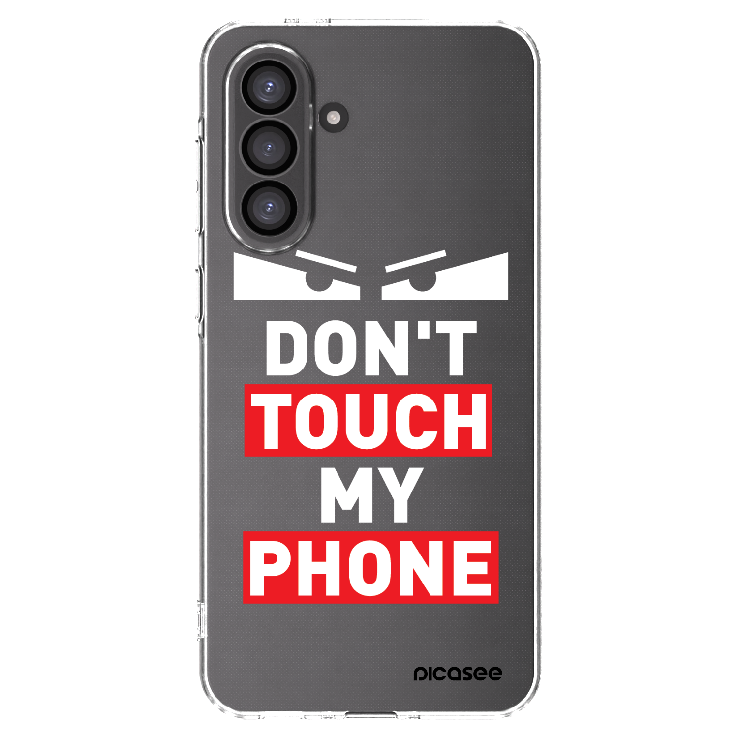 Picasee silikónový prehľadný obal pre Samsung Galaxy A36 5G - Shadow Eye - Transparent