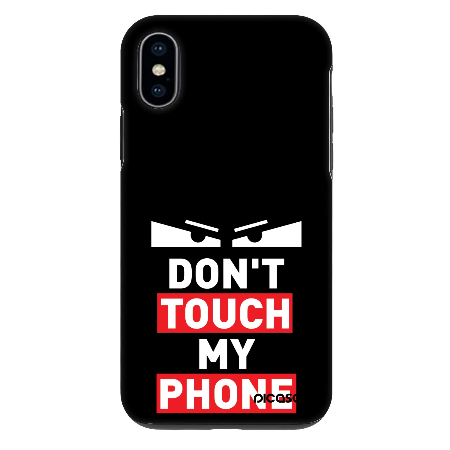 Picasee Fashion Case pre Apple iPhone X/XS - Shadow Eye - Transparent