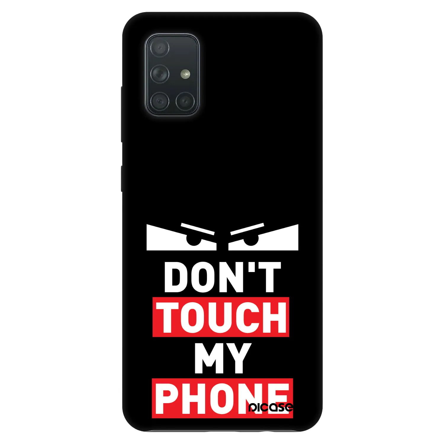 Picasee Fashion Case pre Samsung Galaxy A71 A715F - Shadow Eye - Transparent