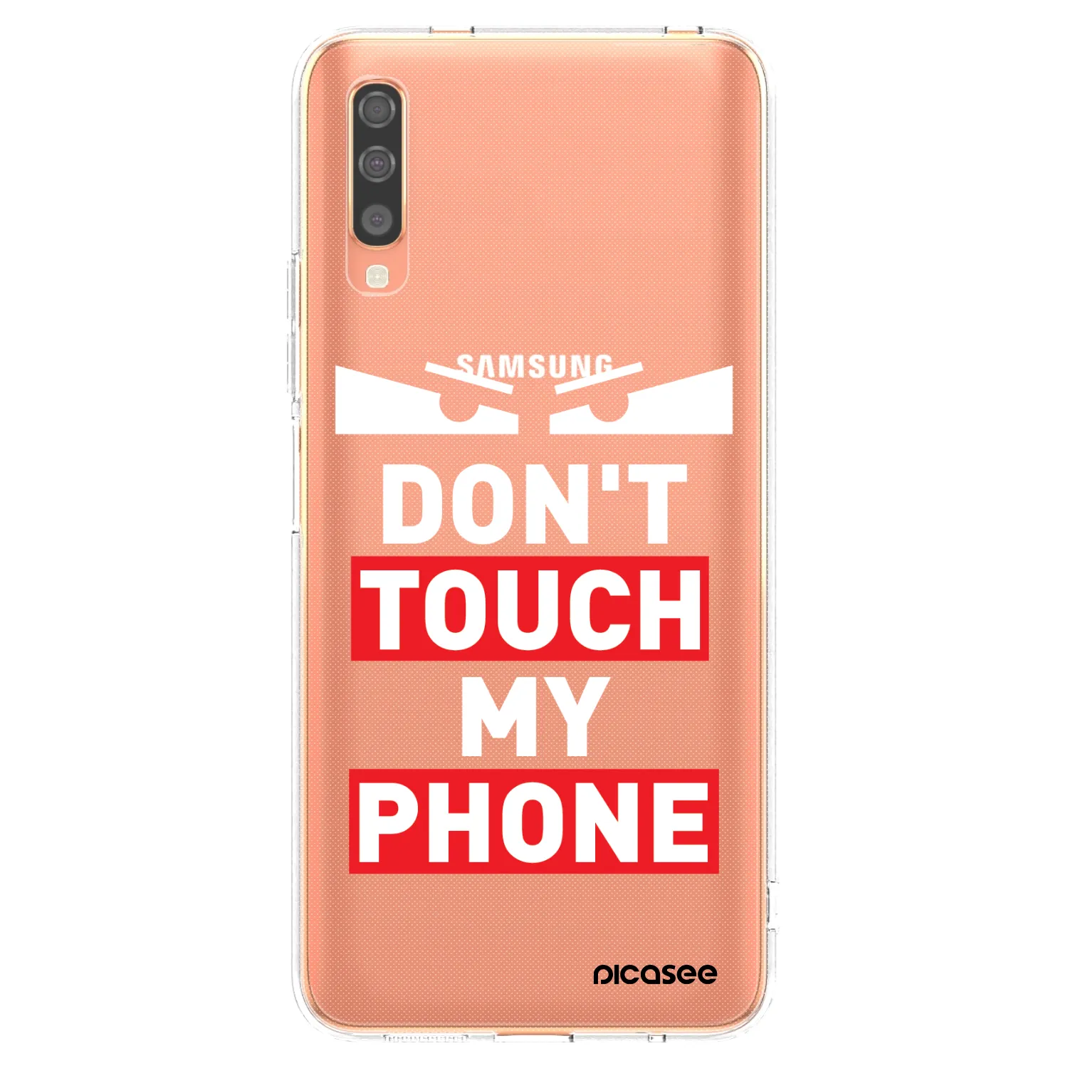 Picasee silikónový prehľadný obal pre Samsung Galaxy A70 A705F - Shadow Eye - Transparent