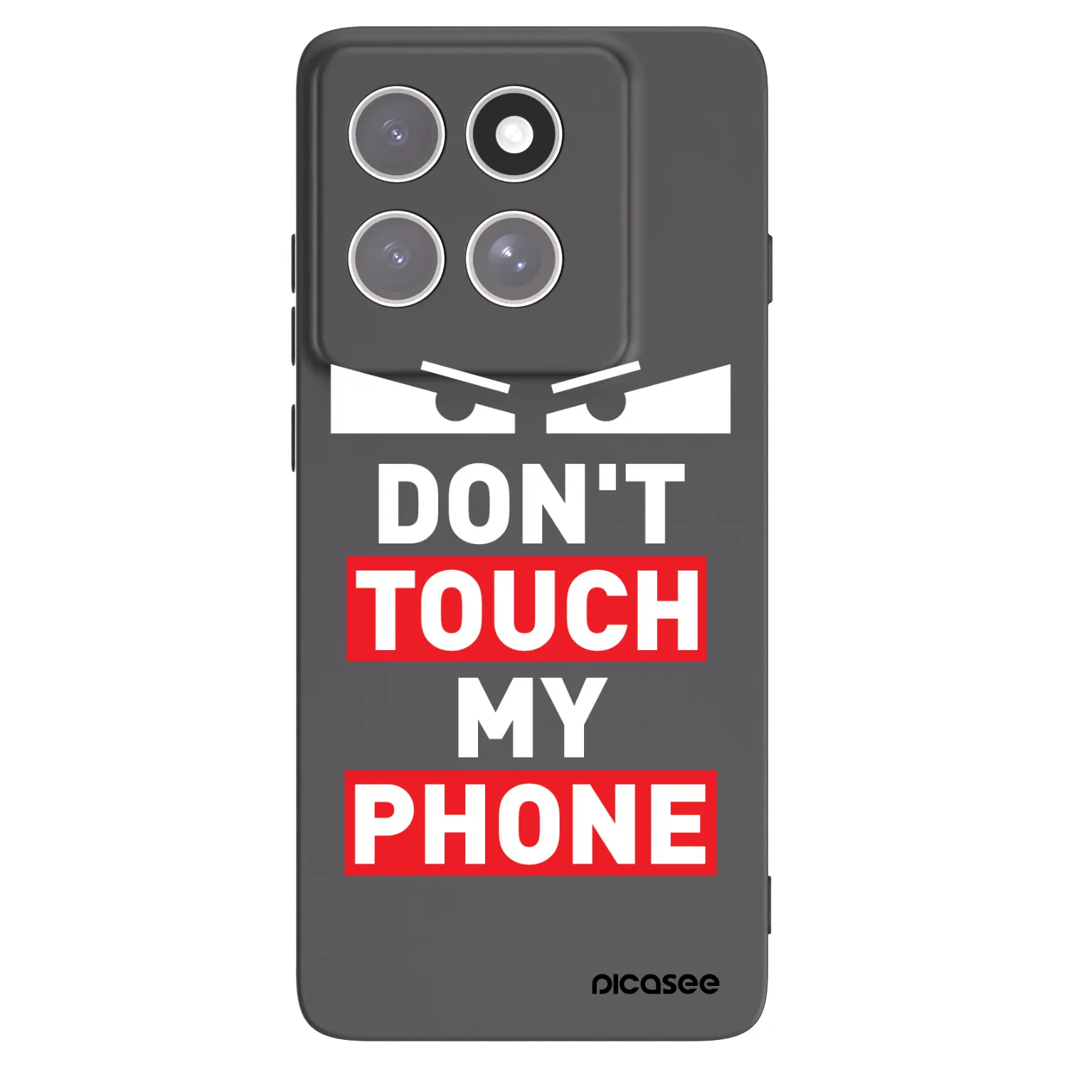 Picasee silikónový čierny obal pre Motorola Edge 60 Pro - Shadow Eye - Transparent