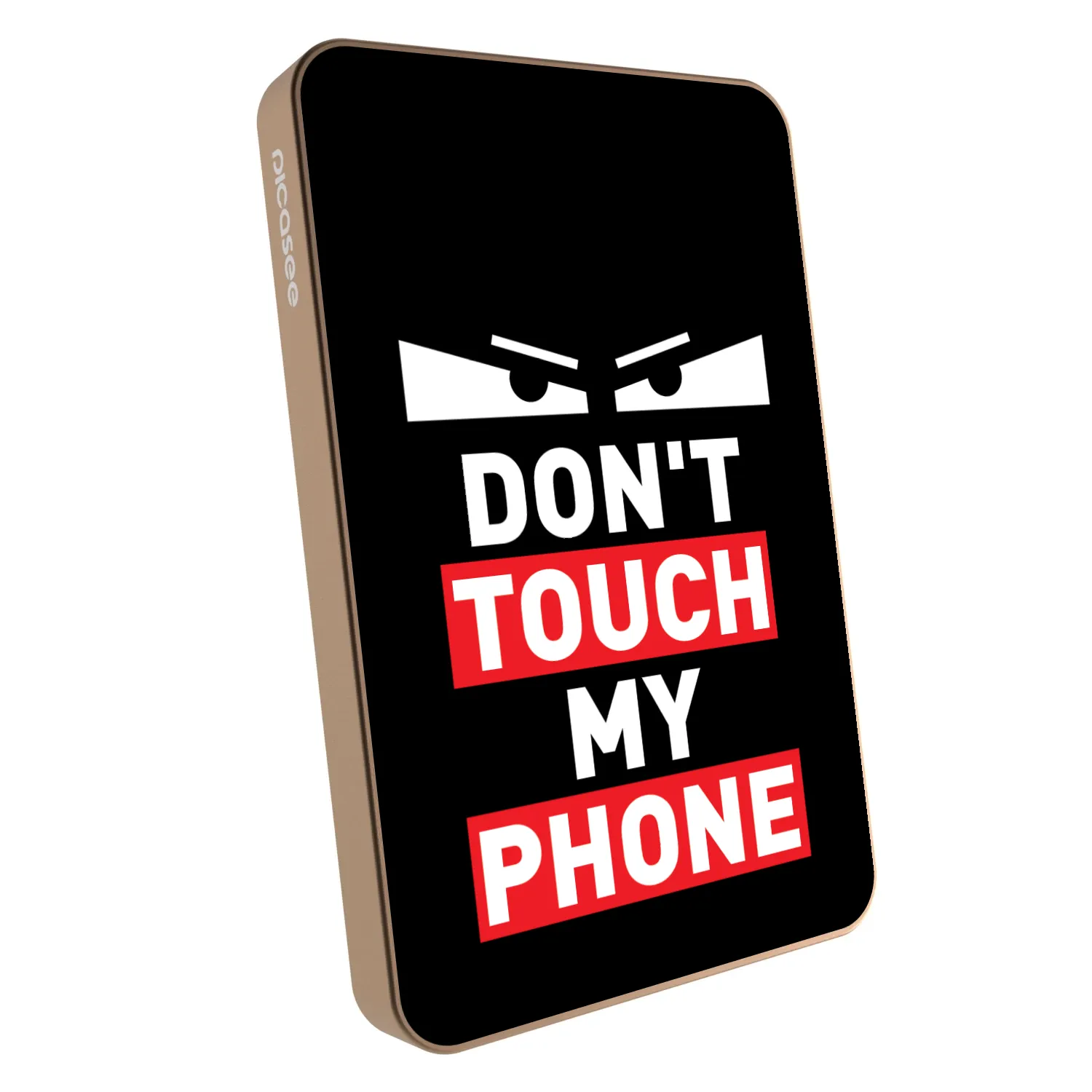 Picasee Powerbanka s MagSafe 5 000 mAh Zlatá - Shadow Eye - Transparent