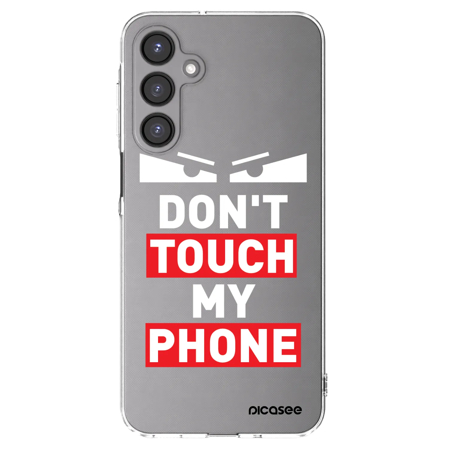 Picasee silikónový prehľadný obal pre Samsung Galaxy A16 4G - Shadow Eye - Transparent