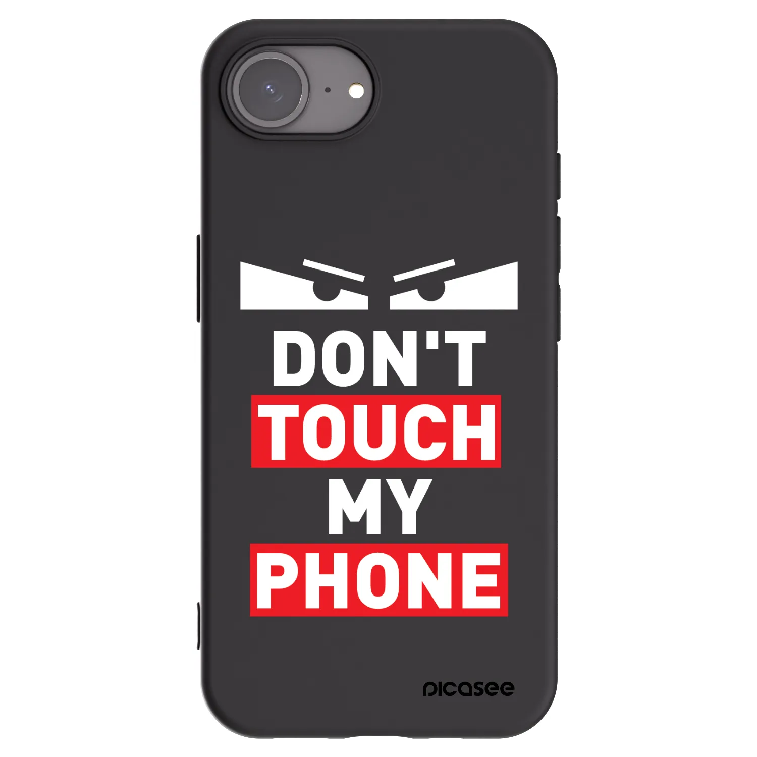 Picasee silikónový čierny obal pre Apple iPhone 17e - Shadow Eye - Transparent