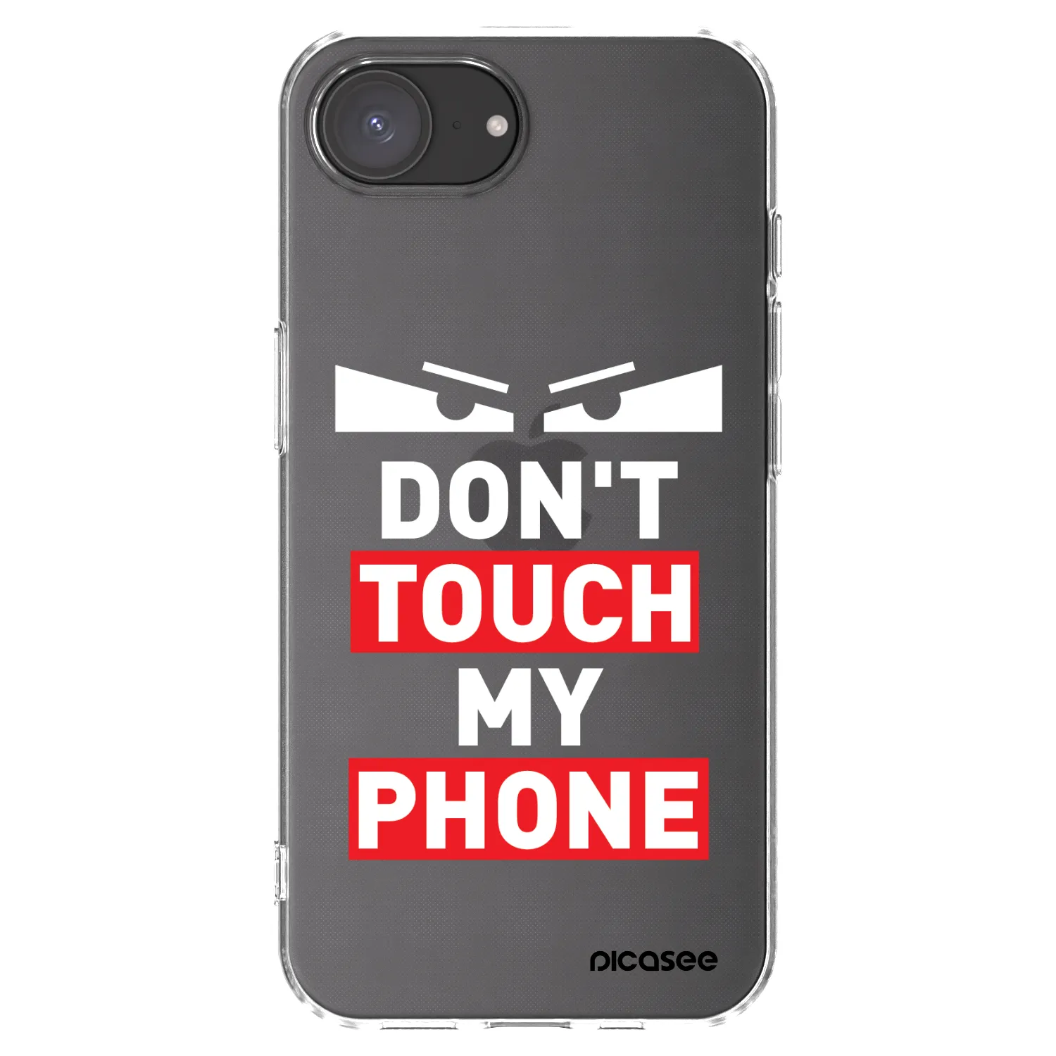 Picasee silikónový prehľadný obal pre Apple iPhone 17e - Shadow Eye - Transparent