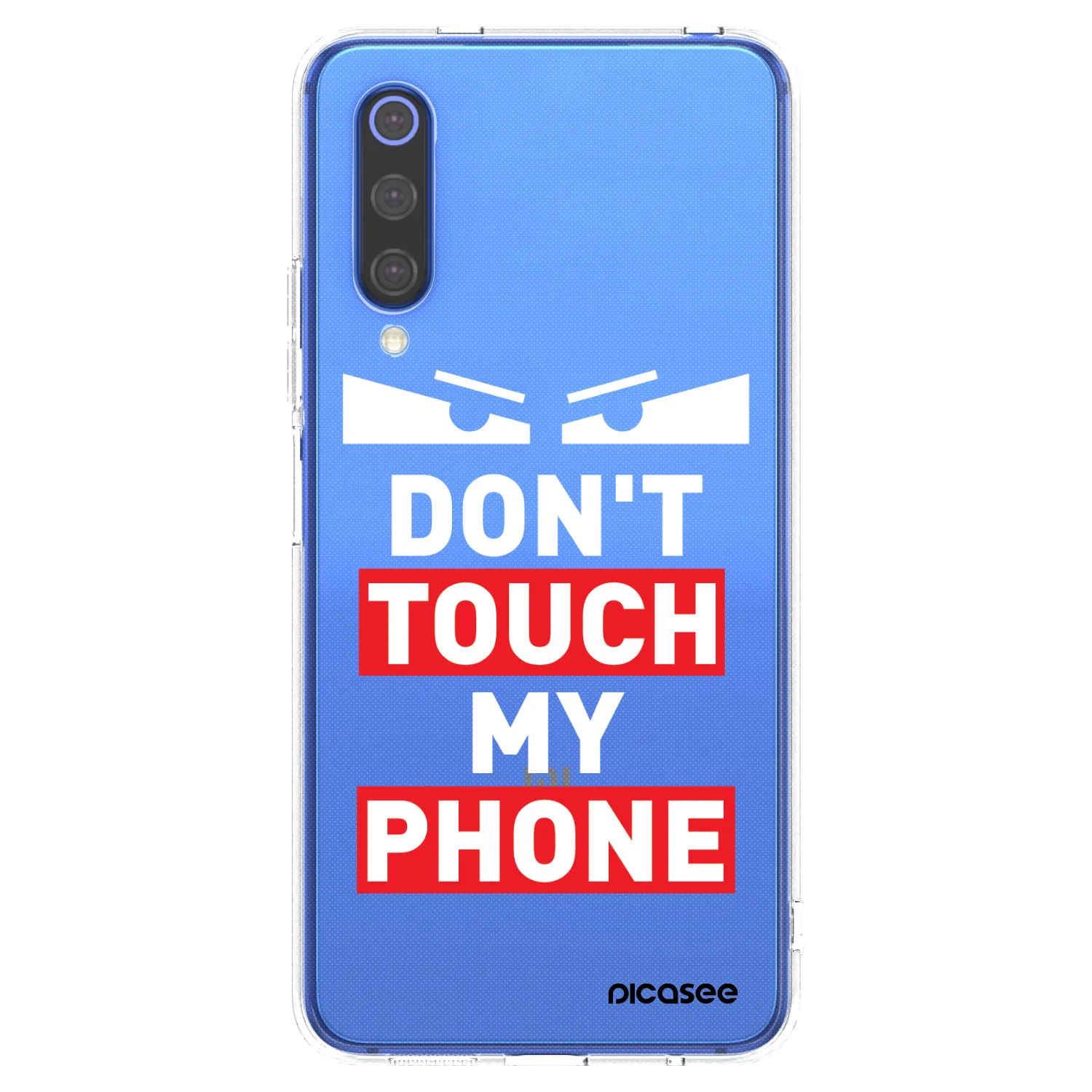 Picasee silikónový prehľadný obal pre Xiaomi Mi 9 SE - Shadow Eye - Transparent