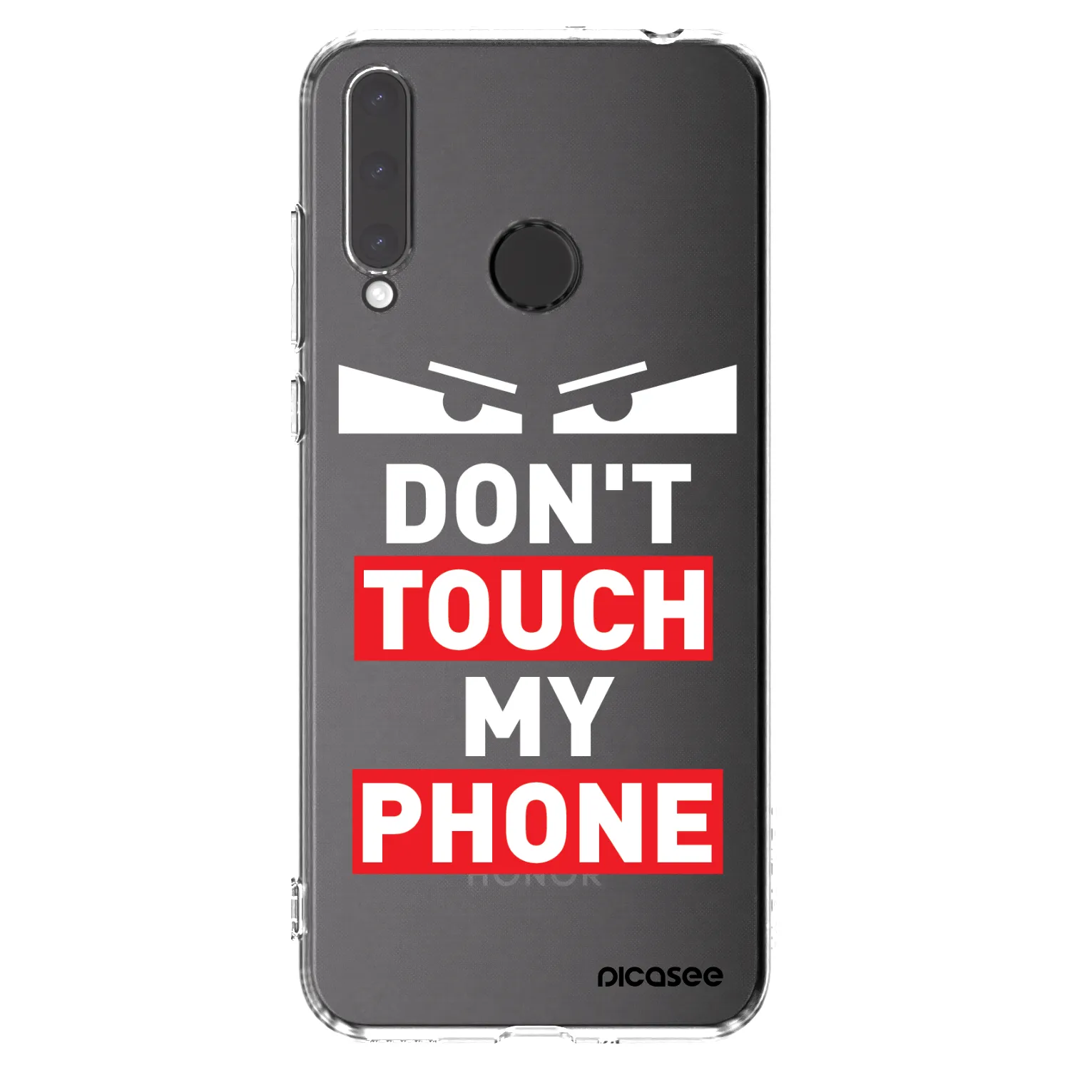 Picasee silikónový prehľadný obal pre Honor 20 Lite - Shadow Eye - Transparent