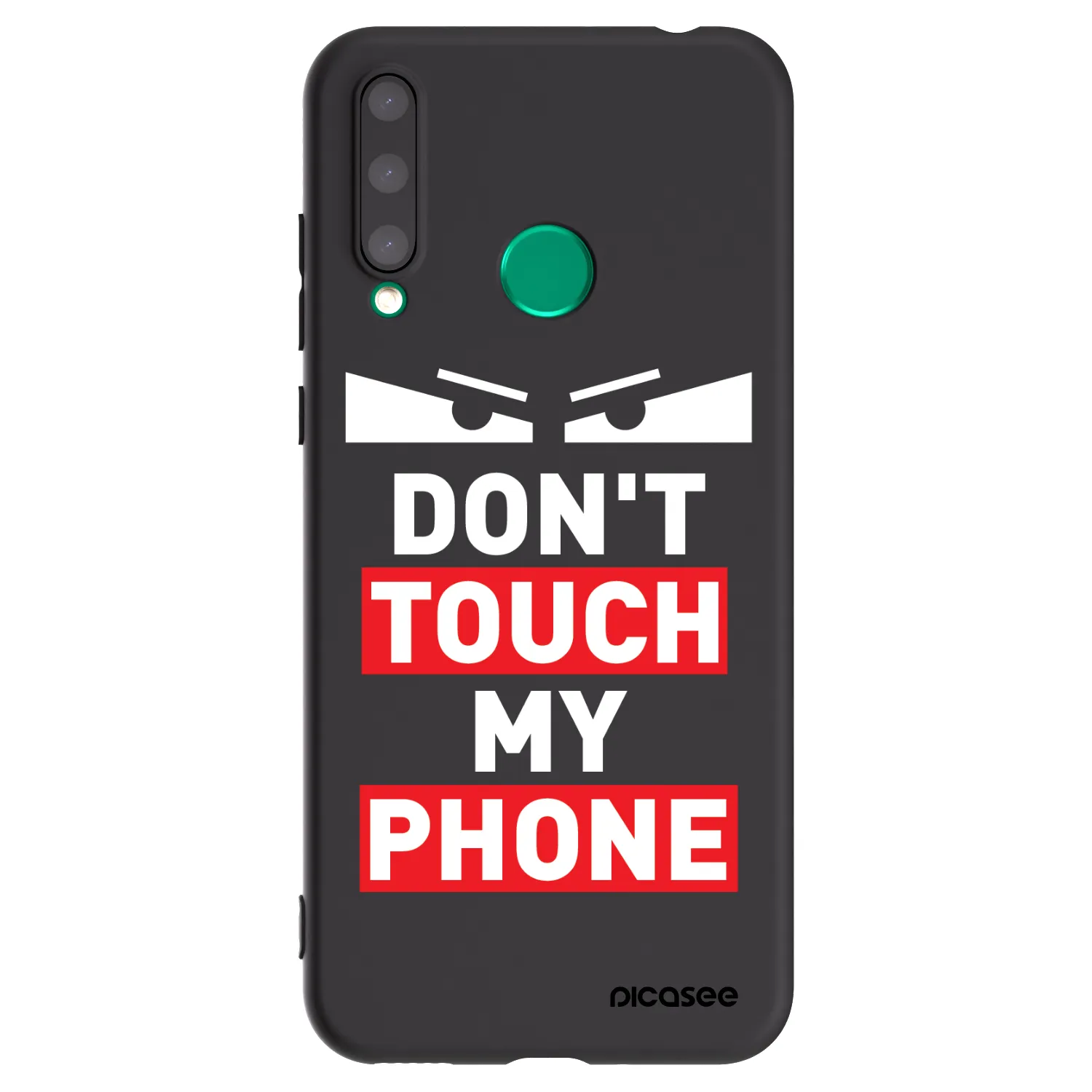 Picasee silikónový čierny obal pre Honor 20 Lite - Shadow Eye - Transparent