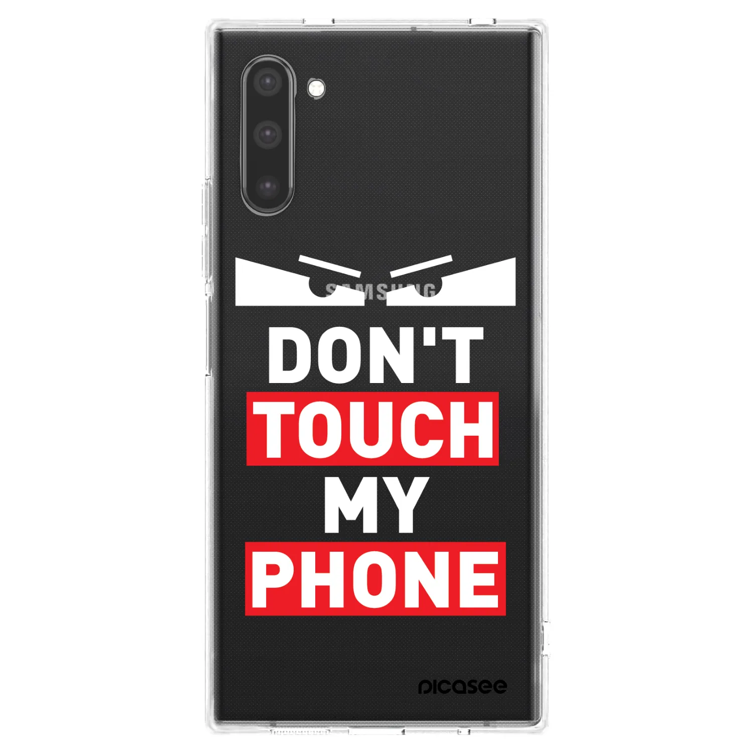 Picasee silikónový prehľadný obal pre Samsung Galaxy Note 10 N970F - Shadow Eye - Transparent