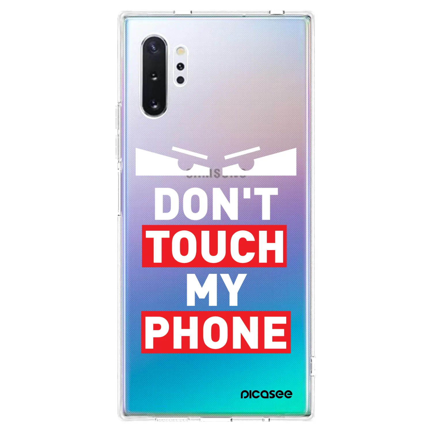 Picasee silikónový prehľadný obal pre Samsung Galaxy Note 10+ N975F - Shadow Eye - Transparent
