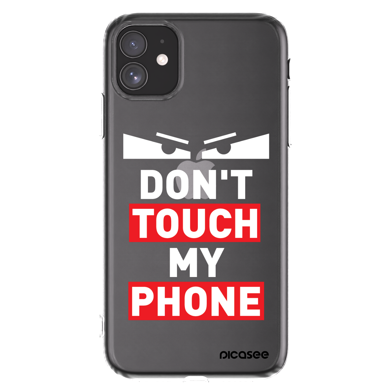 Picasee silikónový prehľadný obal pre Apple iPhone 11 - Shadow Eye - Transparent