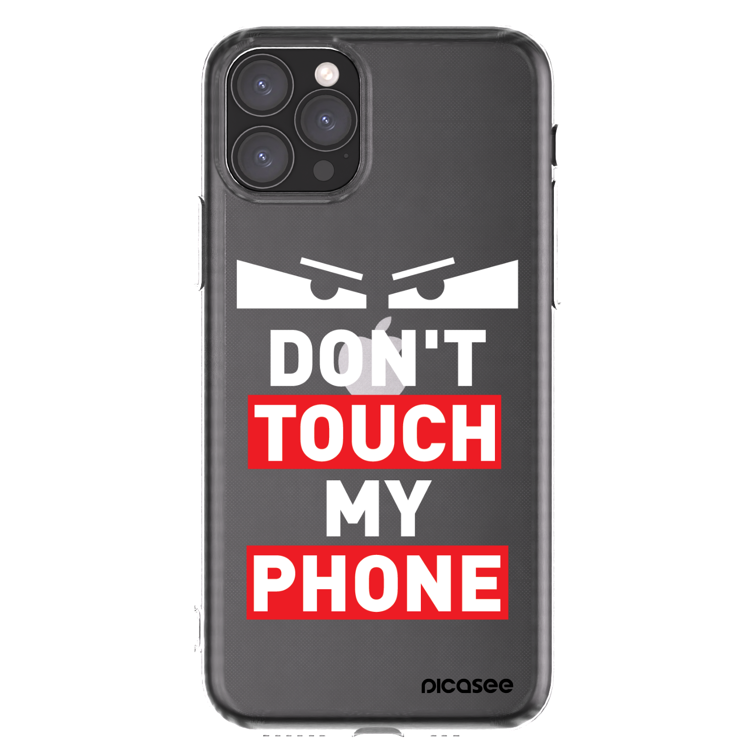 Picasee silikónový prehľadný obal pre Apple iPhone 11 Pro - Shadow Eye - Transparent