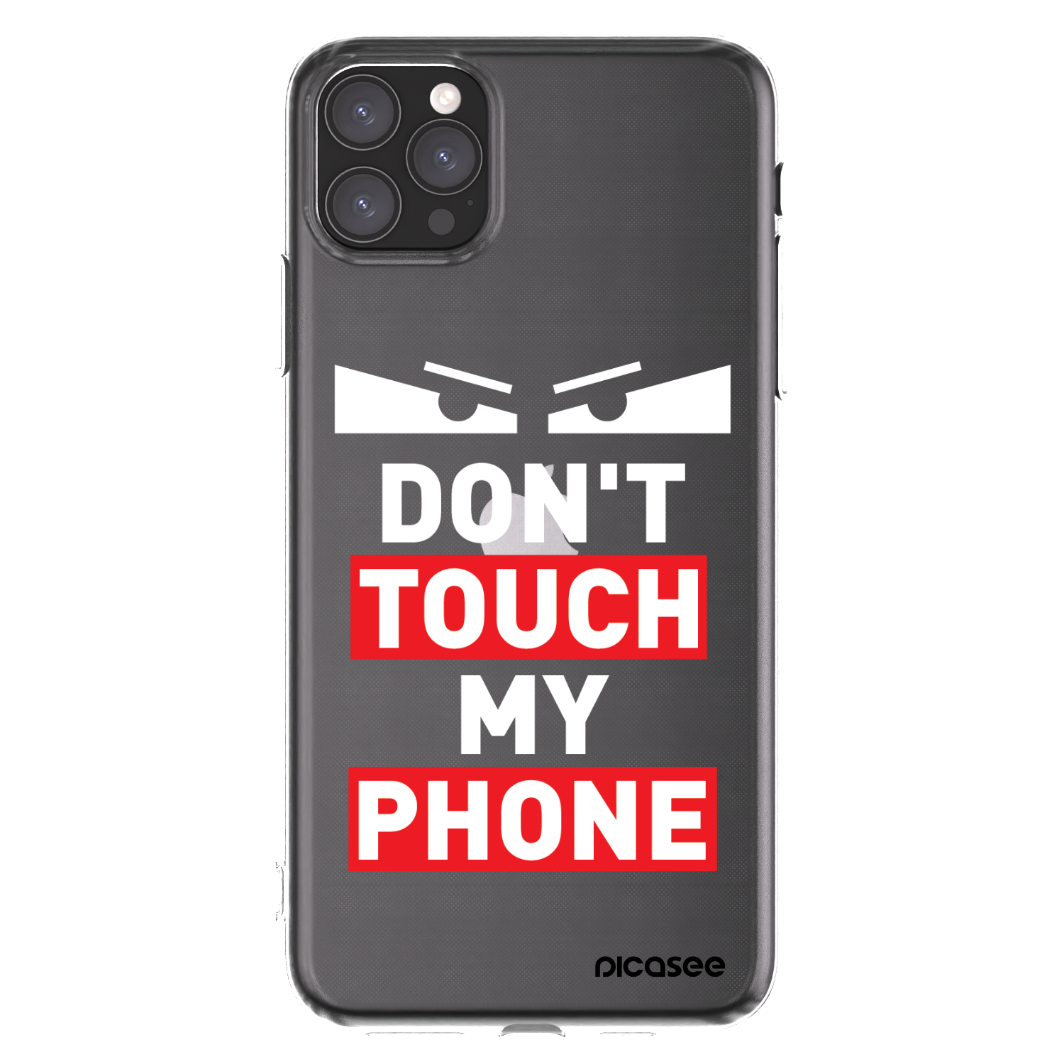 Picasee silikónový prehľadný obal pre Apple iPhone 11 Pro Max - Shadow Eye - Transparent