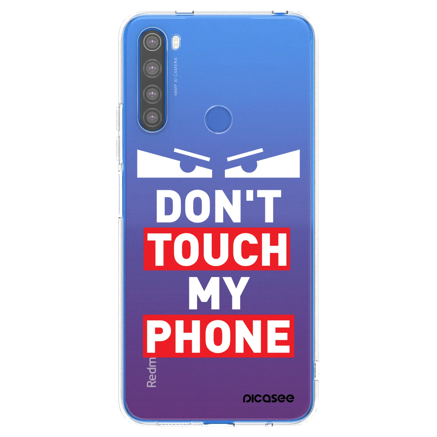 Silikónový prehľadný obal pre Xiaomi Redmi Note 8T - Shadow Eye - Transparent