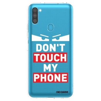 Picasee silikónový prehľadný obal pre Samsung Galaxy M11 - Shadow Eye - Transparent