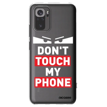 Picasee silikónový prehľadný obal pre Xiaomi Redmi Note 10S - Shadow Eye - Transparent