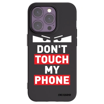 Picasee silikónový čierny obal pre Apple iPhone 14 Pro - Shadow Eye - Transparent