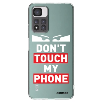 Picasee silikónový prehľadný obal pre Xiaomi Redmi Note 11 Pro+ 5G - Shadow Eye - Transparent