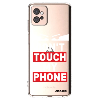 Picasee silikónový prehľadný obal pre Motorola Moto G32 - Shadow Eye - Transparent