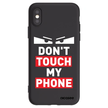 Picasee silikónový čierny obal pre Apple iPhone X/XS - Shadow Eye - Transparent