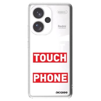 Picasee silikónový prehľadný obal pre Xiaomi Redmi Note 13 Pro+ 5G - Shadow Eye - Transparent