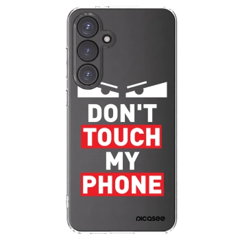 Picasee silikónový prehľadný obal pre Samsung Galaxy S24 FE S721B - Shadow Eye - Transparent