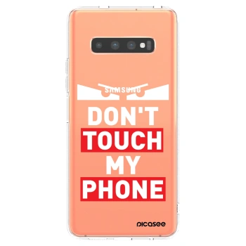 Picasee silikónový prehľadný obal pre Samsung Galaxy S10 Plus G975 - Shadow Eye - Transparent