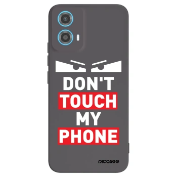 Picasee silikónový čierny obal pre Motorola Moto G34 5G - Shadow Eye - Transparent