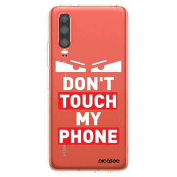 Picasee silikónový prehľadný obal pre Huawei P30 - Shadow Eye - Transparent