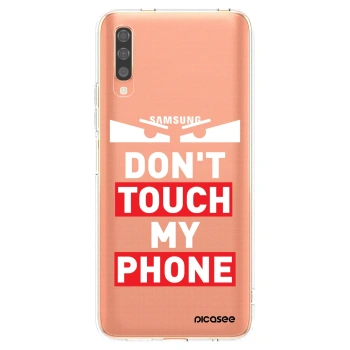 Picasee silikónový prehľadný obal pre Samsung Galaxy A70 A705F - Shadow Eye - Transparent