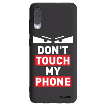 Picasee silikónový čierny obal pre Samsung Galaxy A70 A705F - Shadow Eye - Transparent