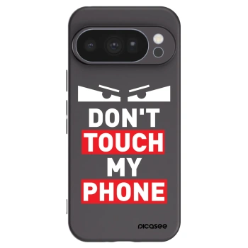 Picasee silikónový čierny obal pre Google Pixel 10 Pro - Shadow Eye - Transparent