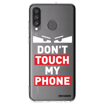 Picasee silikónový prehľadný obal pre Huawei P30 Lite - Shadow Eye - Transparent