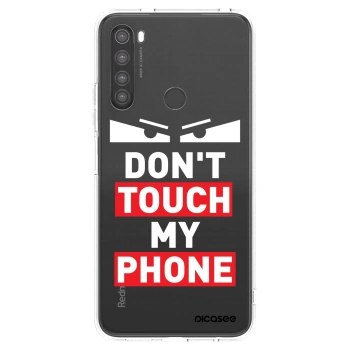 Picasee silikónový prehľadný obal pre Xiaomi Redmi Note 8 - Shadow Eye - Transparent