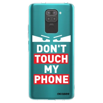 Picasee silikónový čierny obal pre Xiaomi Redmi Note 9 - Shadow Eye - Transparent