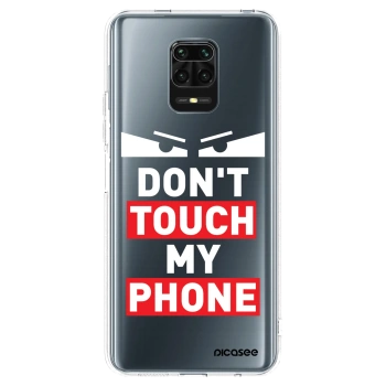 Picasee silikónový prehľadný obal pre Xiaomi Redmi Note 9S - Shadow Eye - Transparent