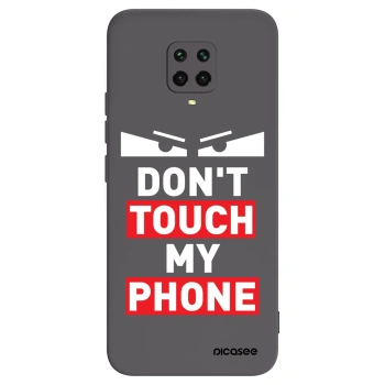 Picasee silikónový čierny obal pre Xiaomi Redmi Note 9S - Shadow Eye - Transparent