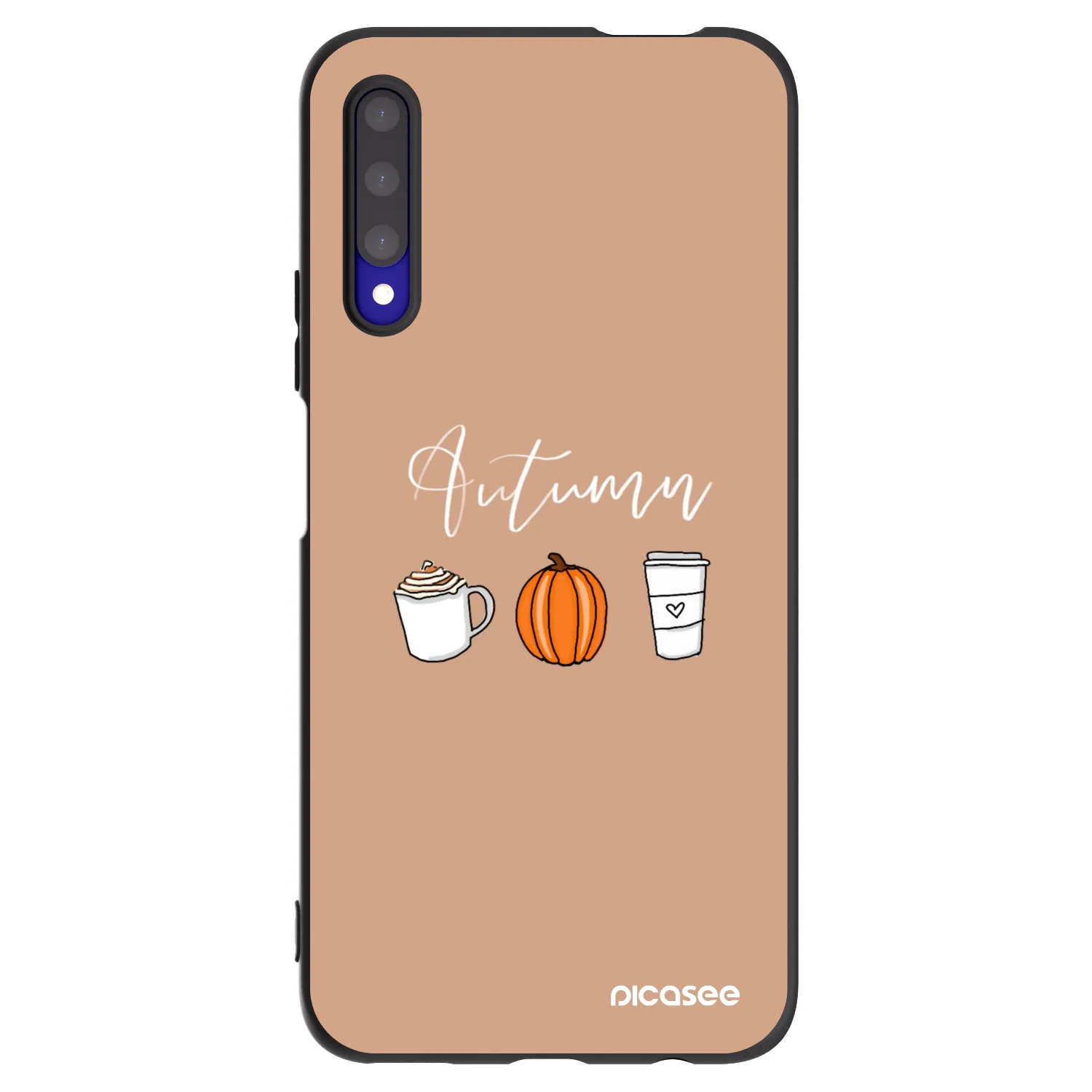 Picasee silikónový čierny obal pre Honor 9X Pro - Autumn
