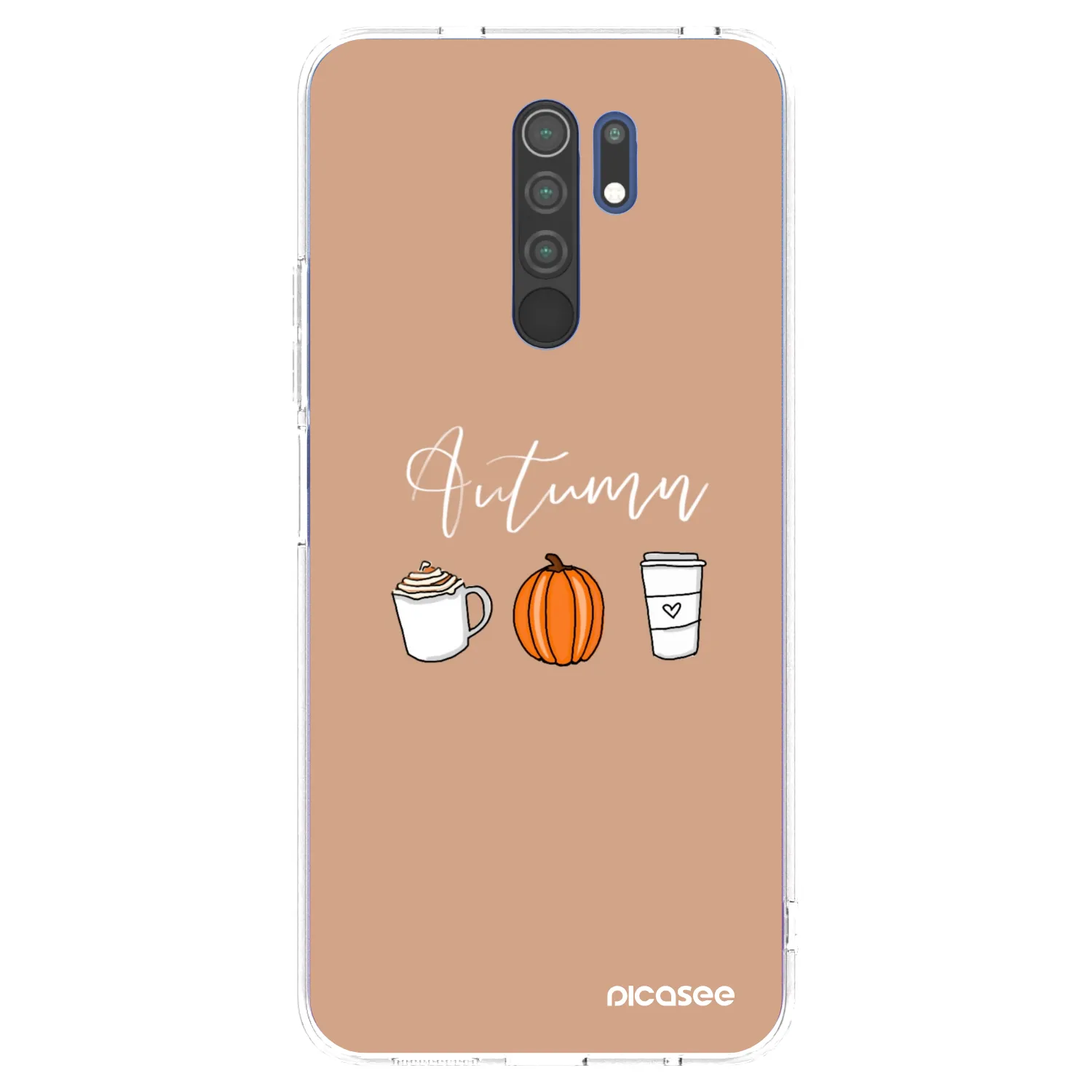 Picasee silikónový prehľadný obal pre Xiaomi Redmi 9 - Autumn