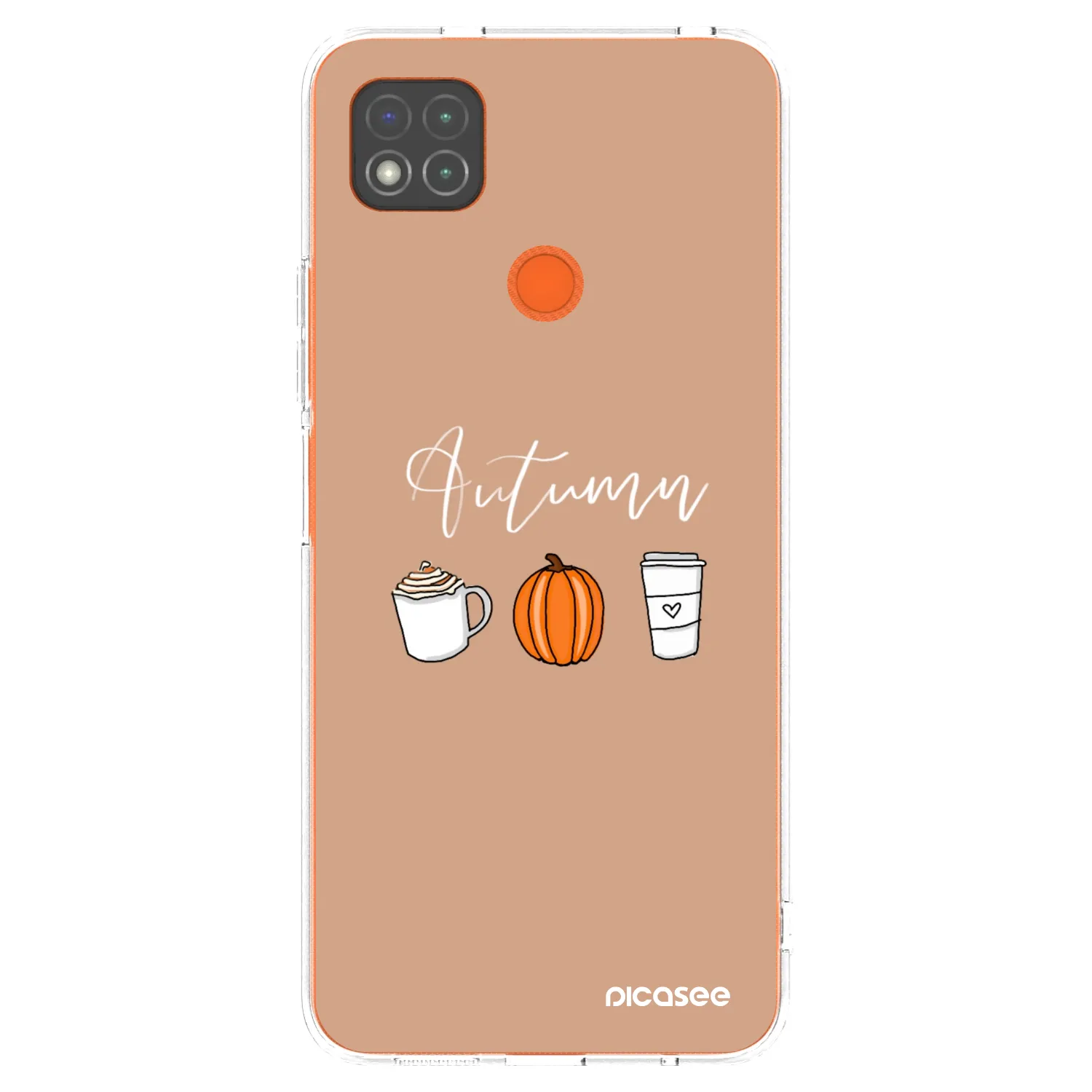 Picasee silikónový prehľadný obal pre Xiaomi Redmi 9C - Autumn